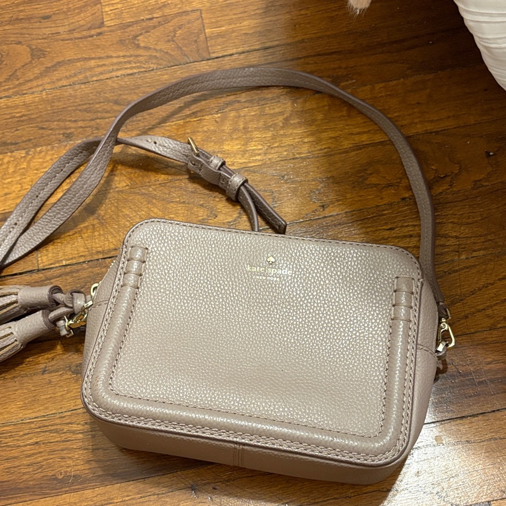 Kate Spade Taupe Crossbody Bag